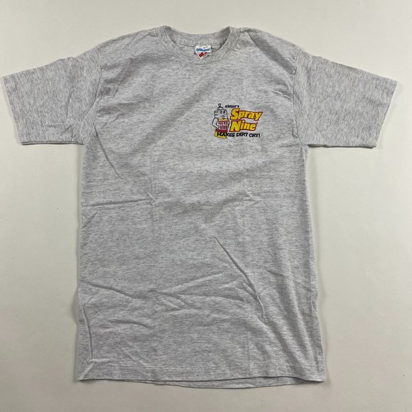 Vintage 90s Spray Nine Single Stitch T Shirt Mens Medium Made in Canada - Picture 1 of 6